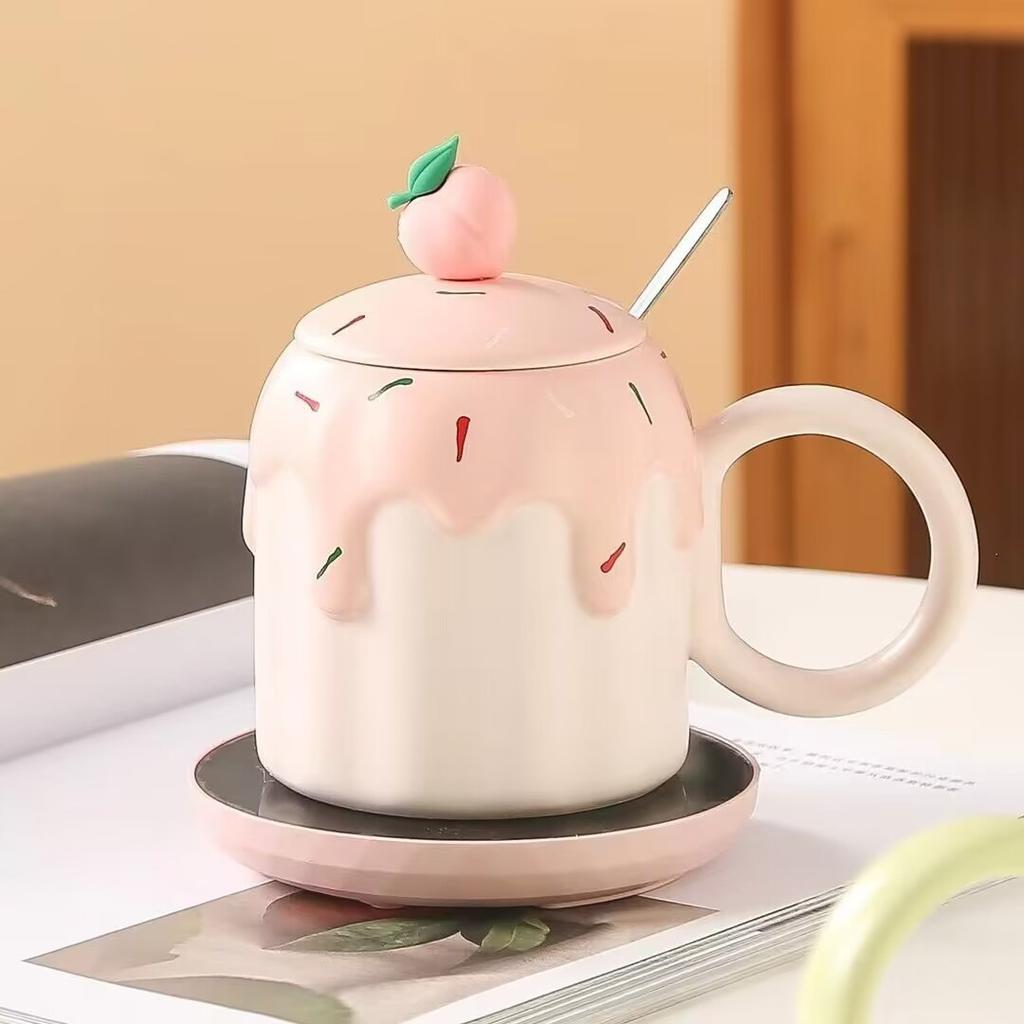 55 градусов теплая чашка с постоянной температурой керамическая чашка сувенирная кружка открывающаяся подарочная автоматическая нагревательная чашка чашка для воды