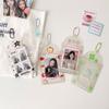 Keychain Pendant Korean Photocard Holder Star Strawberry Idol Card Display Protector  Card Decor