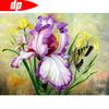 Rhinestones Flower Full Round Diamond Painting Diamond Embroidery Sale Cross Stitch
