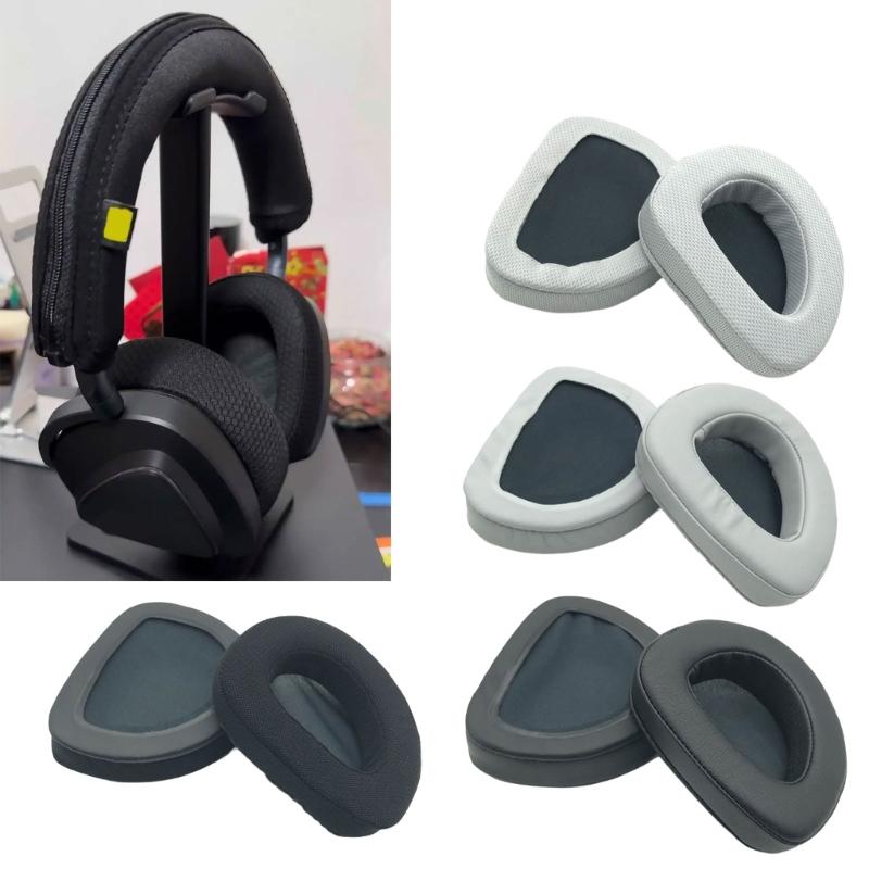 Earpads Earcup Covers Replacement Protein Leather Soft Memory Foam Option For ROG Noise Reductions