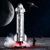 Модель Звездолета Starship из Строительных Блоков Из Прочного Материала ABS Поддерживает DIY 3D Сборку Подходит Для Домашнего Декора Коллекционирования И