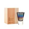 Wired Beans Eternal Shot Glass, 90ml, In a Japanese Cedar Box (Titanium Coated)