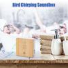 Bird Singing Speaker with Natural Bird Sounds Automatic Bird Caller Smart Animal Noise Machine For Bedroom Relaxation Fireplace