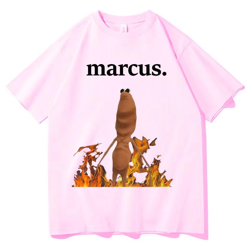 Unisex Women Print Funny Robert Help Marcus The Worm Summer T Shirt Aesthetic Short Sleeve Tees Cotton Tshirts Clothing