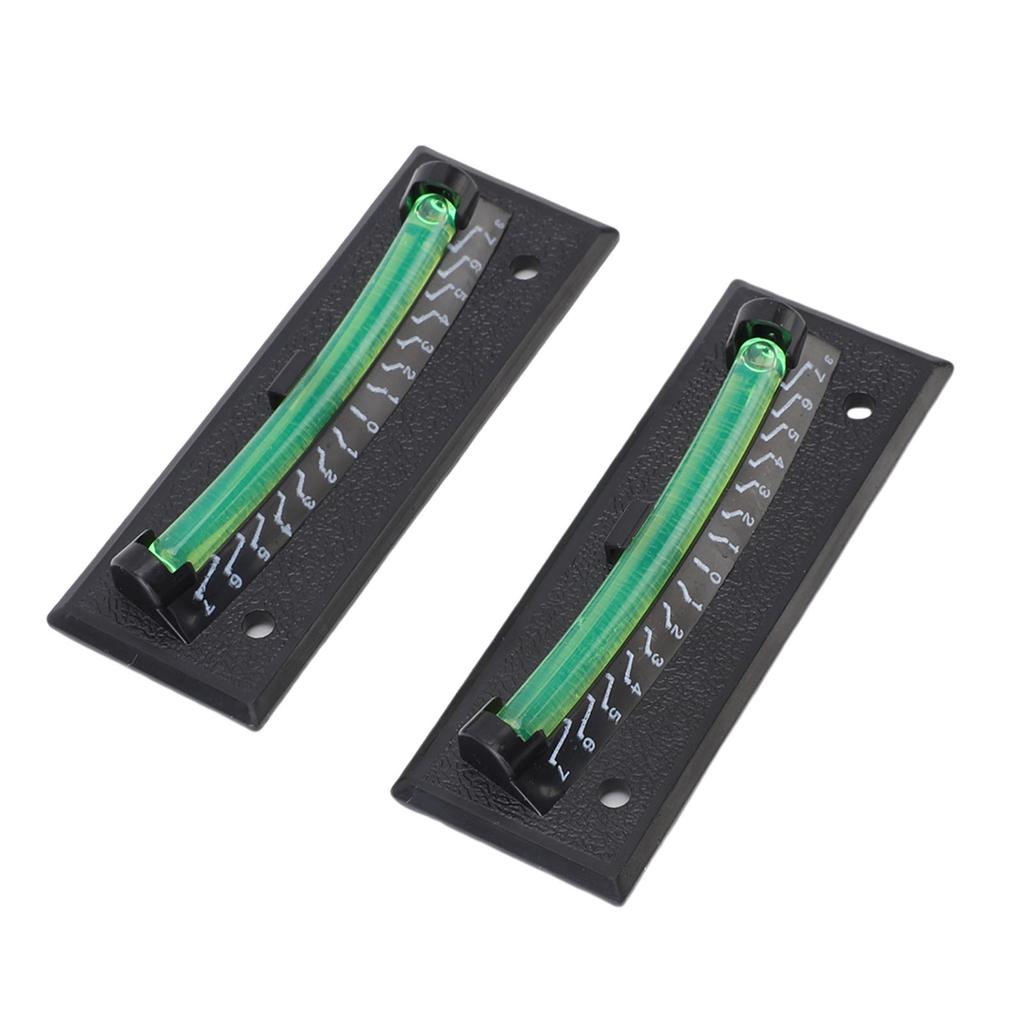 2pcs RV Bubble Level Long Lasting 2 Mounting Methods Accurate RV Bubble Leveling System for Trailer