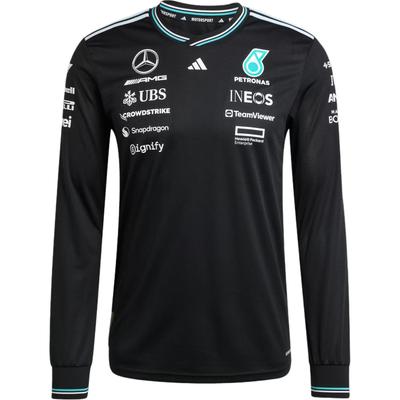 X Mercedes-Amg Коллаборация Aeroready Ss25 Команда Формулы 1 Petronas F1 Повседневная Приталенная Удобная Футболка с Длинным Рукавом для Гонок JW5359