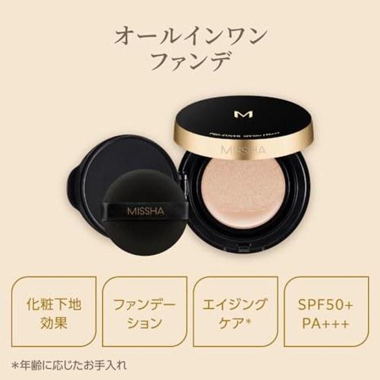 Missha M Cushion Тональная основа (Профессиональная обложка) Пополнение (нет. 23 Натуральный тон кожи)