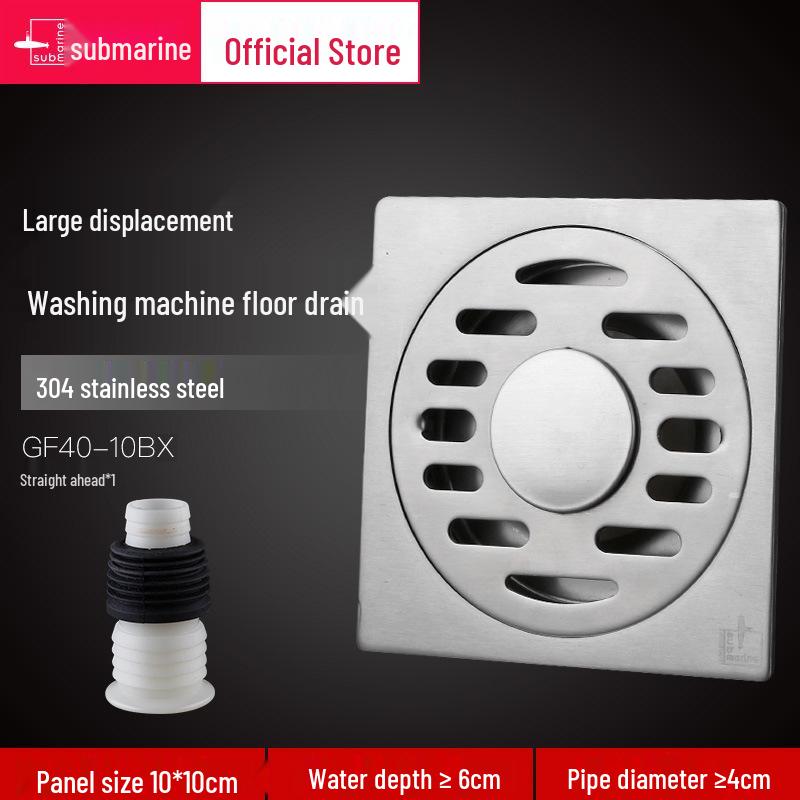 Нержавеющая сталь Ультратонкий Защита от запаха Подводный Душевой Пол Слив GF40-10B