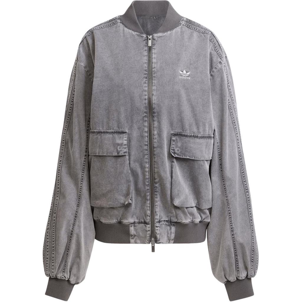 adidas Originals ADILENIUM ТОП с длинным рукавом Куртка Женская Серая JM9264