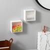 Wall-mounted Storage Box Home Punch-free Flip Storage Box Cosmetic Cotton Swab Stick Head Rope Lipstick Storage Box