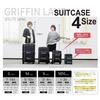[Griffinland] Suitcase, Carry Case, Carry Bag, Large Size, Free Acceptable Size, Soft Type, Lightweight, Stylish, Cute, TSA Lock, Double Casters,