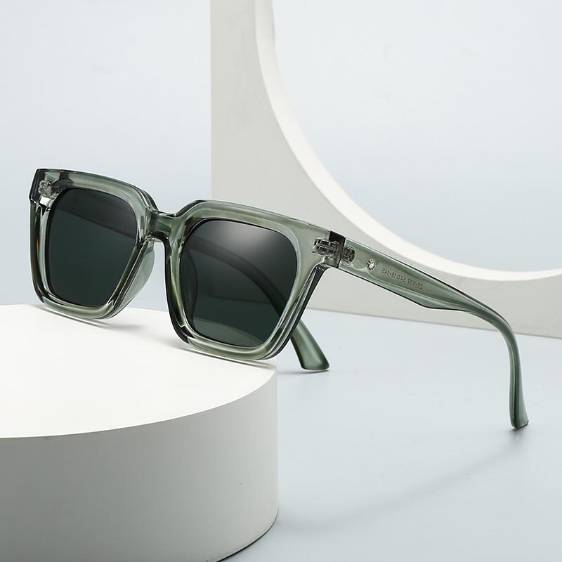 Cross-Border Trade New Modern Retro Square Single-Beam Sunglasses Ins Style Street Photography Sunglasses Zt-Y07