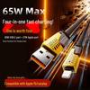 Double Magic 4-in-1 65W Super Fast Charging 2-to-2 Car Cable