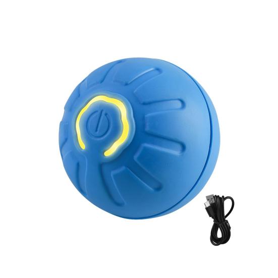 1 шт./2 шт. Интерактивная катящаяся игрушка-мяч для домашних животных, перезаряжаемая через USB, автоматическая движущаяся игрушка-мяч, электрическая игрушка для собак со светодиодной подсветкой для маленьких/средних/больших собак