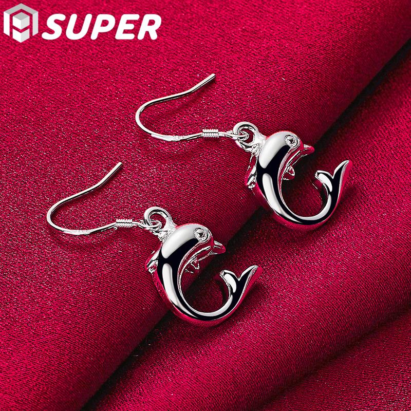 Ювелирные изделия из стерлингового серебра 925 пробы с дельфинами