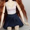 Vest and Denim Skirt for 1/3 BJD Dolls Ball Jointed Doll Casual Clothing Soft Fabric DIY Handmade