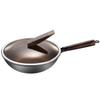 IBF Aibofei Wood & Stone Cast Iron Non-stick Wok
