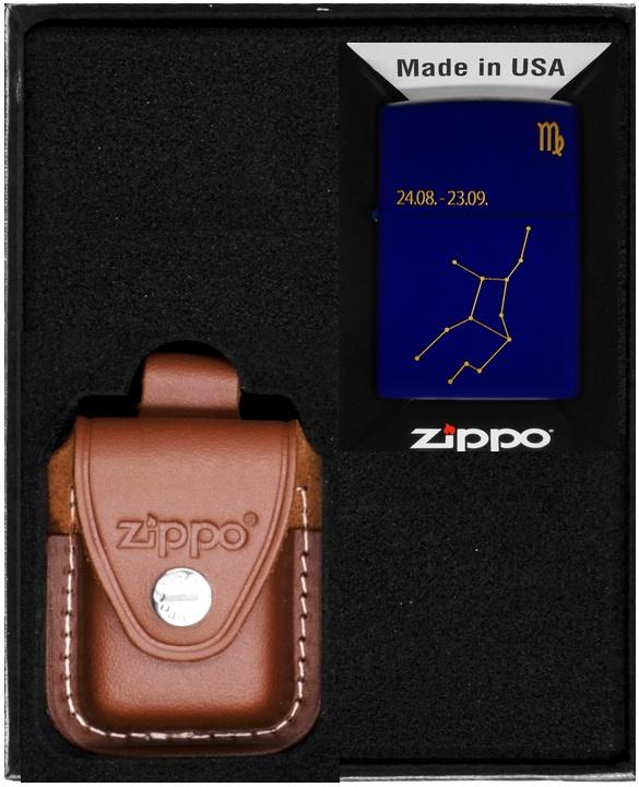 ZIPPO Lighter Set ZODIAC VIGRO DESIGN PANNA Gift No4