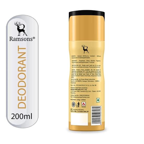 RAMSONS Deo Talc Combo | 1 Secret Code Deodorant Spray - 200ml | 1 Exotica Deodorant Spray - 200ml | 1 RED ZX Deo Talc - 100gm | Combo Pack Of 3