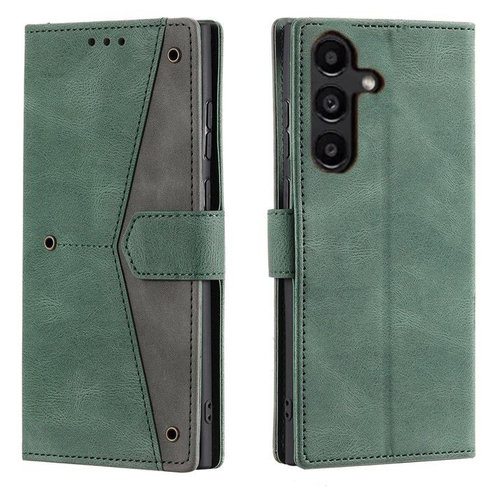 Étui portefeuille pour Samsung Galaxy A27 (5G) - Coque rabat - Noir - Cuir synthétique - Support intégré - 3 fentes pour cartes