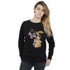 Disney Womens/Ladies Mary Poppins Floral Silhouette Sweatshirt