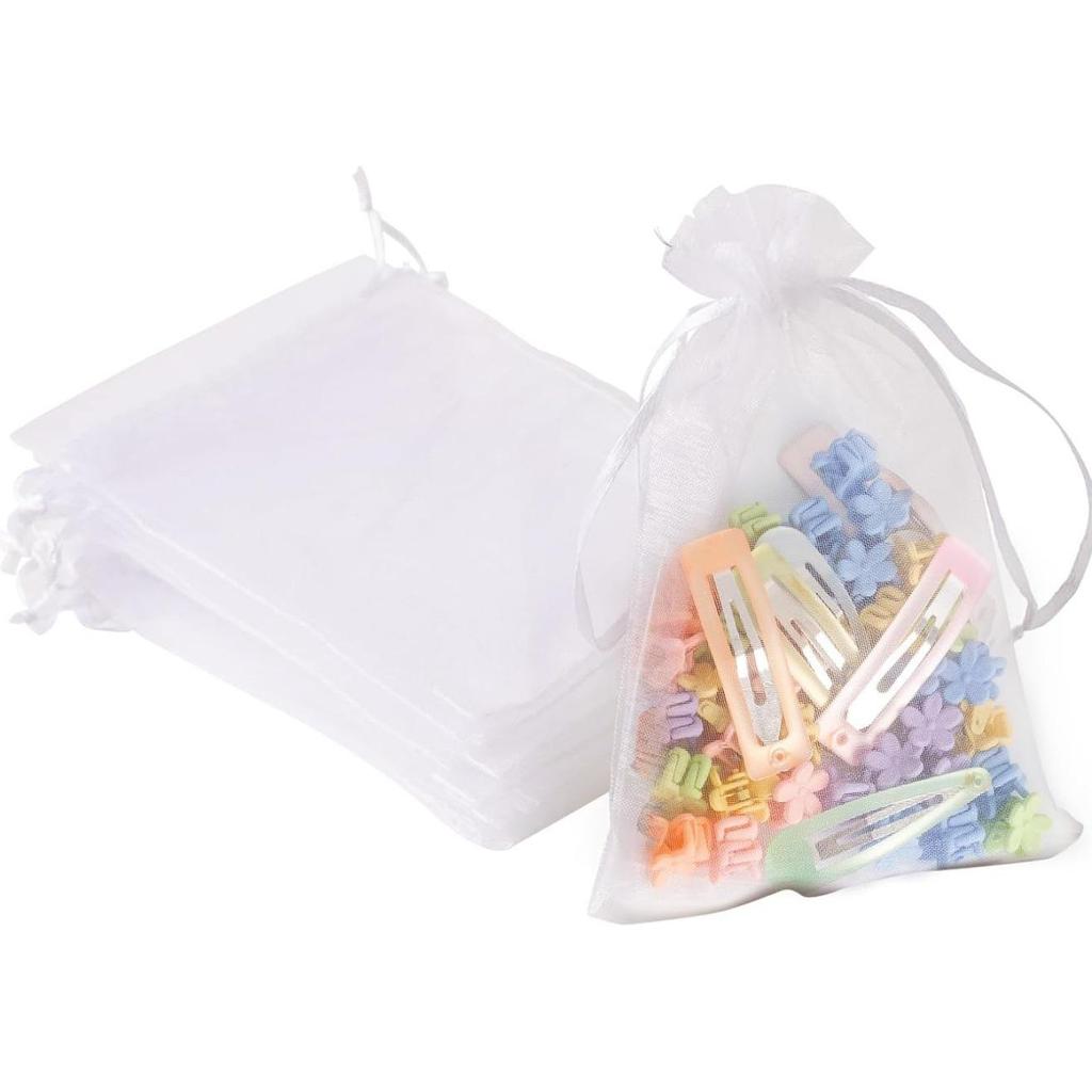 Organza Mesh Drawstring Jewelry Gift Bag