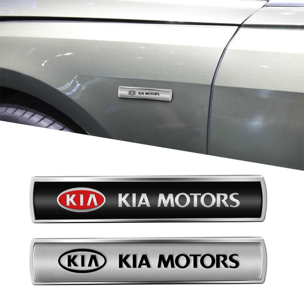 BXBPN1 1PC Car Badge Body Trunk Fender Decoration Sticker Auto Accessorie For KIA Sportage Ceed Sorento Rio Soul Cerato Optima Picanto