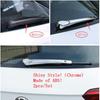 ABS Chrome Car Rear Windshield Window Windscreen Rain Wiper Cover Trim Frame Fit For Volkswagen T-Roc 2018 - 2025 Accessories