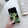 RA33 Watercolour Cacti Succulent Transparent Phone Case for Motorola Moto G7 G8 G9 G84 G85 G73 G24 G15 Z2 Play Power Plus