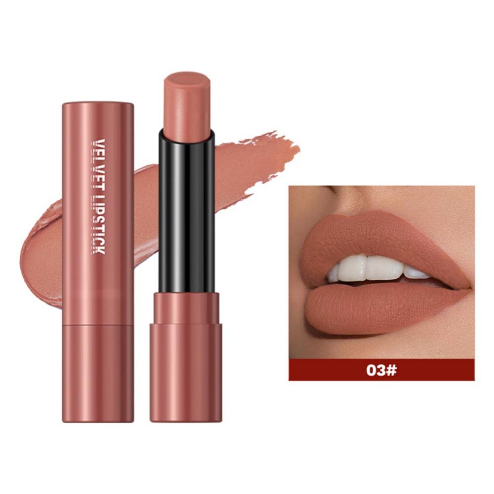 Velvet Lipstick Matte Texture Smooth and Soft Lip Long-lasting Lipstick