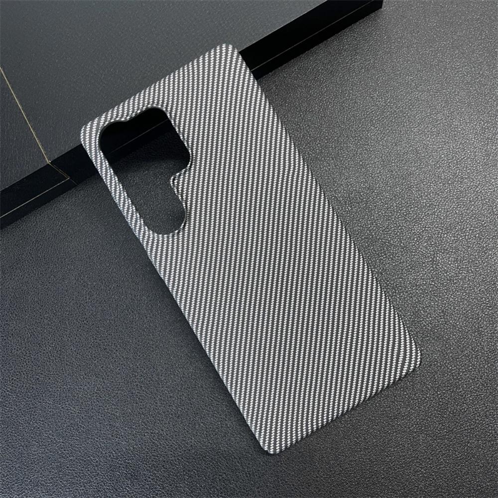 Ультратонкий защитный чехол из углепластика для Samsung Galaxy S25 S24 S23 Ultra Plus, противоударный, жесткий, стильный