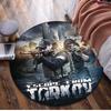 1Pc Escape from Tarkov Circular Print Rug - home decoration Carpet For Living Room Bedroom Flooring Computer Chair Area Rug