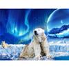 DIY Polar Bear 5D Diamond Painting Full Round Drill Animal Diamond Embroidery Cross Stitch Kit Mosaic Wall Art Home Decor