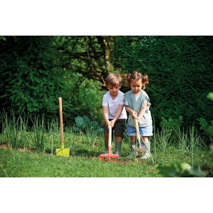 Filet de 3 grands outils de jardin - ECOIFFIER - 4338 - Préparons la terre - 70 cm