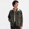 Джинсовая куртка Levis с воротником на пуговицах Мужские куртки Серый A5784-0001