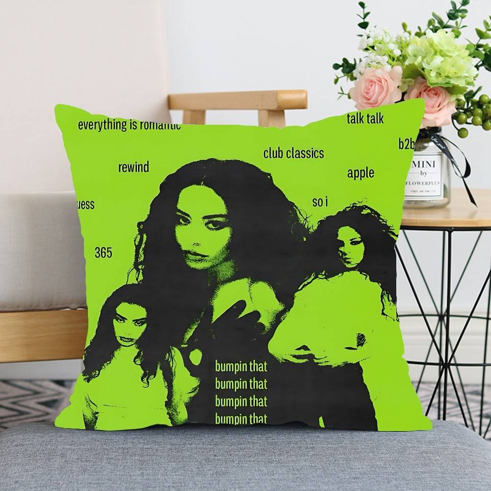 Чехлы для декоративных подушек с принтом Charli Xcx, чехол для подушки, подходит для дивана, спальни, автомобиля