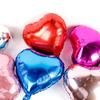 PJ-Q11 50Pcs 44cm Colorful Heart Shape Aluminum Foil Balloons Inflatable Balloons for Birth Wedding Birthday