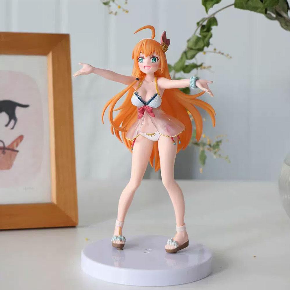 18см Аниме Игра Princess Connect! ре:Фигурка Пекорин из Dive Stand Модель из Аниме Игрушки Подарки Коллекция Украшения PVC