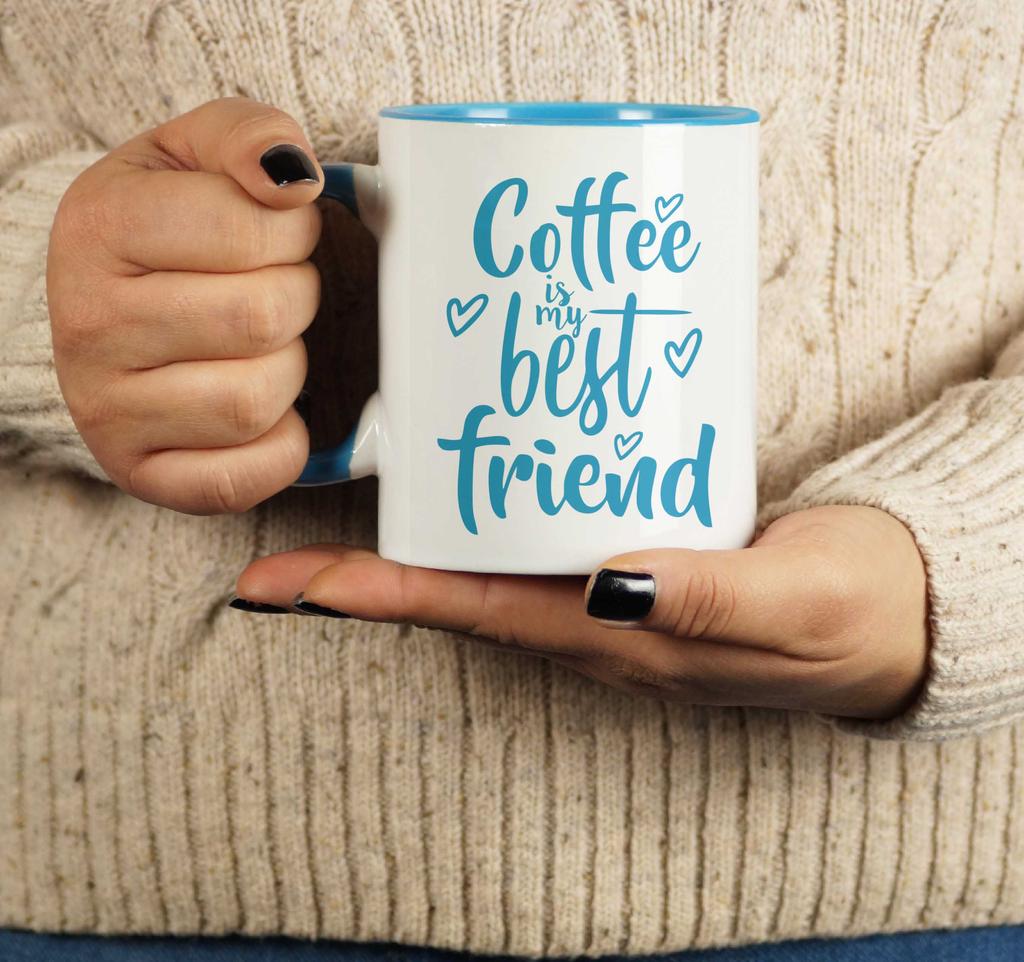 Inkdotpot Кофе — мой лучший друг 11 унций кружки для кофе забавный новинка подарок для друзей