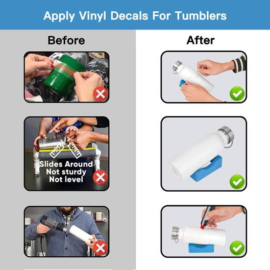 Силиконовый подстаканник со встроенным слотом для поделок, небольшая гибкая подставка для виниловых наклеек, аксессуар для украшения кружек