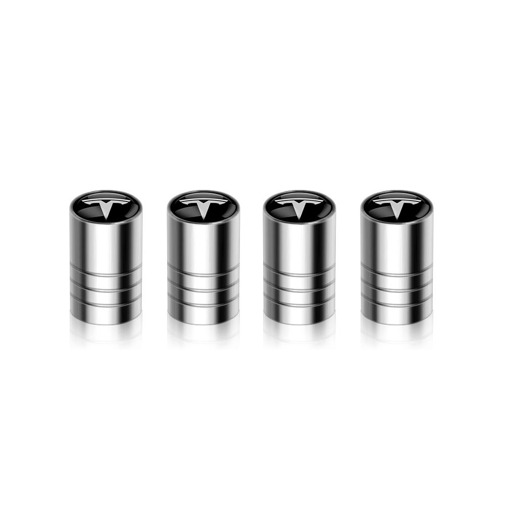 Aluminum Car Wheel Tire Valve Cap Auto Tire Protection Caps For Tesla Model 3 Model S X Model Y Roadster SpaceX  K80  Invader