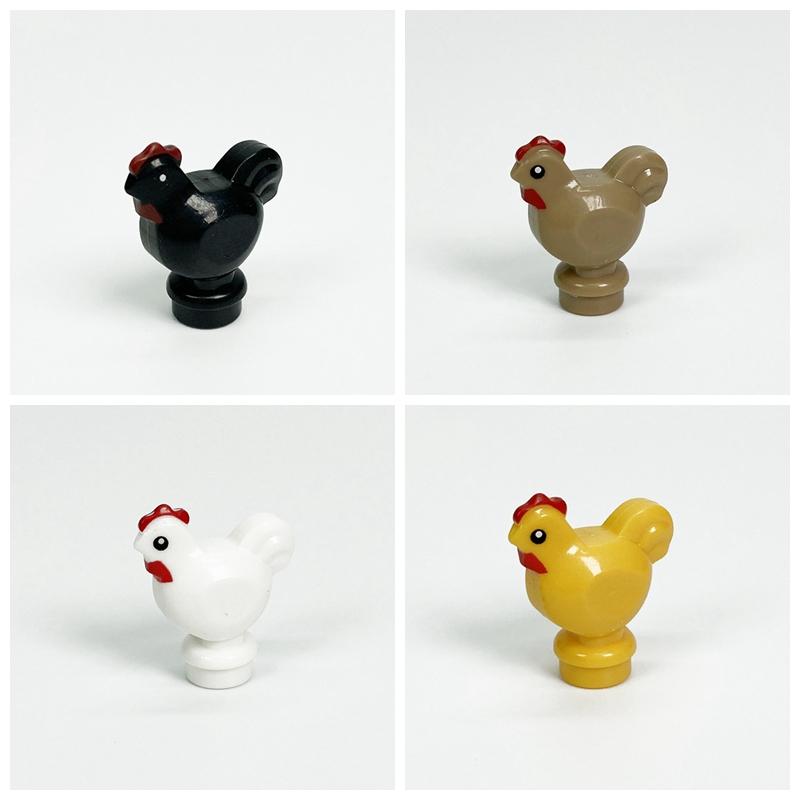 City MOC Henhouse Chicken House with Eggs Model Toys For Children Food Farm Building Blocks Parts DIY Bricks