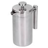 Stainless Steel Coffee Maker Portable Manual Coffee Pot Kettle Cup for Home Office800ml