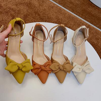 6807-33 Босоножки Baotou, новинка лета 2025, летние 32 маленьких каблука 33 маленький размер женская обувь, туфли