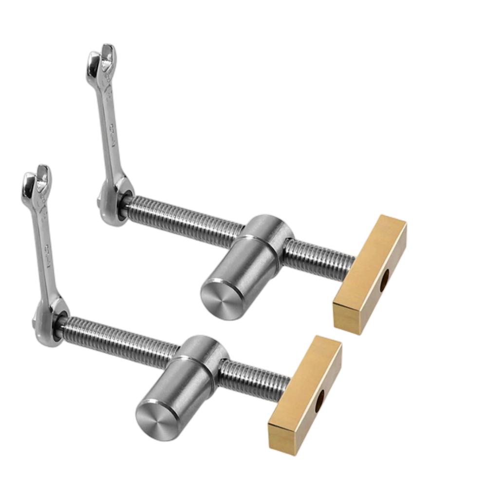 19 мм/20 мм деревообрабатывающий настольный зажим, быстрофиксируемый зажим для собачьего отверстия, латунный зажим из нержавеющей стали, тиски, скамейки, столярные изделия, столярный инструмент