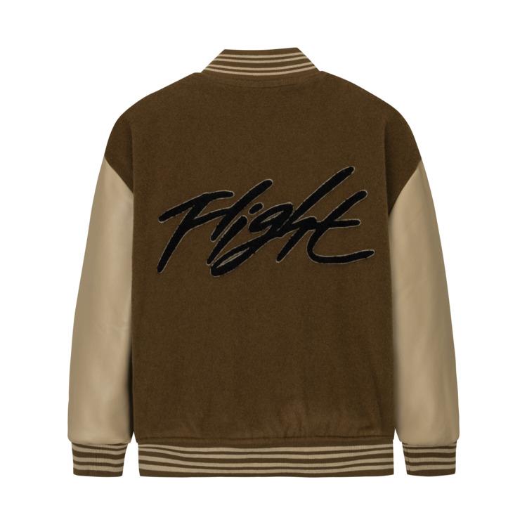 Jordan Модная свободная универсальная удобная хлопковая куртка с цветными блоками Детские куртки коричневого цвета JD2342020GS-001