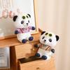 Panda Plush Adorable Toy With Bow Tie Sunglasses  Stuffed Animal  Gift Perfect