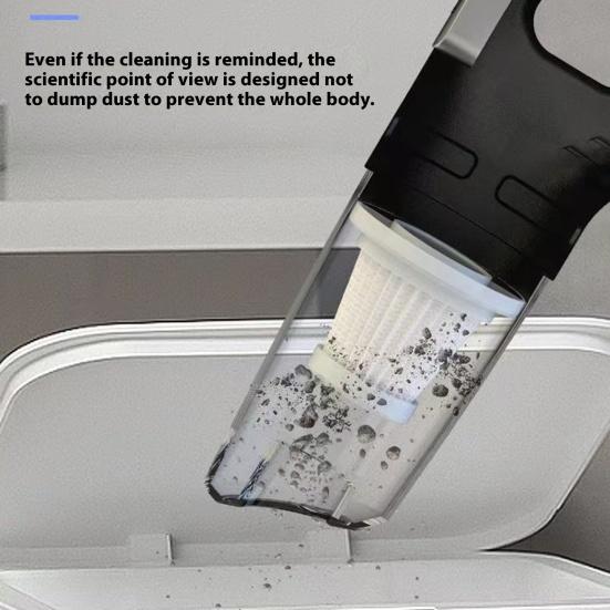 Car Vacuum Cleaner Wireless USB Charging Long Battery Life Washable Filter Powerful Suction Auto Vacuum Cleaner