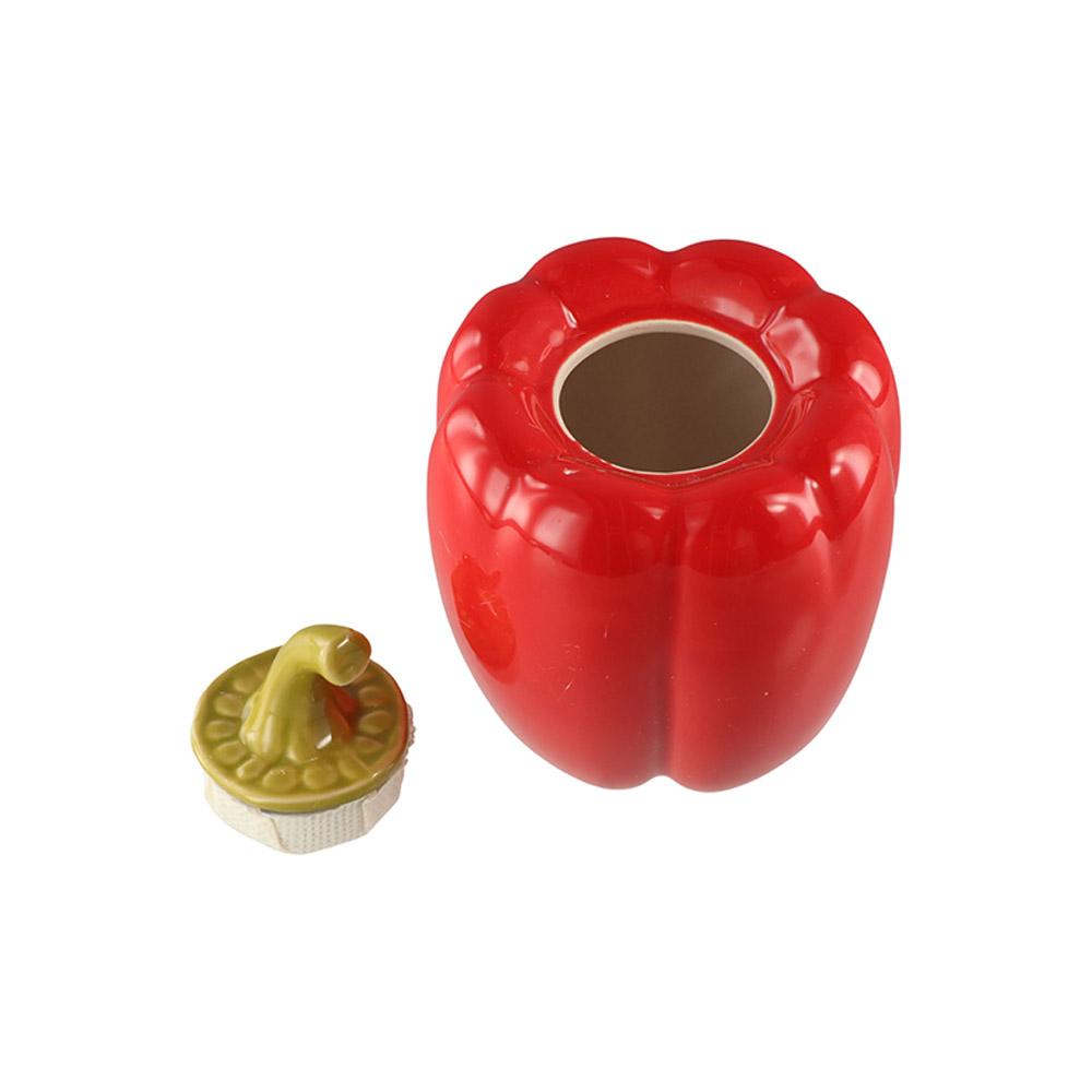 Moisture-proof Strawberry Tea Storage Creative Coffee Container Ceramic Tea Caddies  Sealed Jars