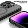 Матовый чехол для iPhone 13 Pro 6,1 дюйма, совместимый с MagSafe, противоударный чехол для телефона из ПК+ТПУ